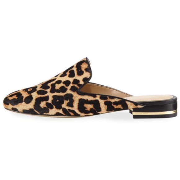 🐆 Michael Kors, Natasha Cheetah-Print Calf-Hair Slide Mules - Picture 5 of 16